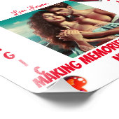 "First Night Bliss: Love's Eternal Wall Art" Fotodruck (Ecke)