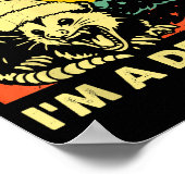 First Of All I'm A Delight Christmas Sarcastic Ang Poster (Ecke)