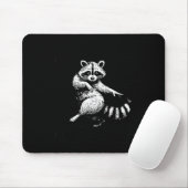 First Of All I'm A Delight Funny Raccoon Lover Mousepad (Mit Mouse)