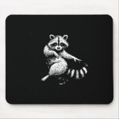 First Of All I'm A Delight Funny Raccoon Lover Mousepad (Vorne)