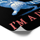 First Of All I'm A Delight Funny Saying Sarcastic Poster (Ecke)