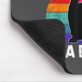 First Of All I'm A Delight Roaring Black Cat Funny Mousepad (Ecke)