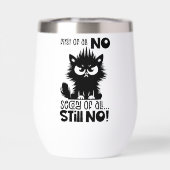 First Of All, No Funny Cat Lover Gift (Rückseite)