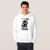 First Of All, No Funny Cat Lover Gift  Hoodie (Vorne ganz)