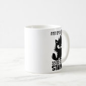 First Of All, No Funny Cat Lover Gift  Kaffeetasse (VorderseiteRechts)