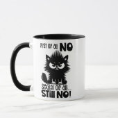 First Of All, No Funny Cat Lover Gift  Tasse (Links)