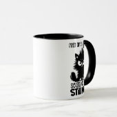 First Of All, No Funny Cat Lover Gift Tasse (VorderseiteRechts)