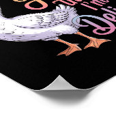 First Of Jesus Thinks A Delight Funny Goose Meme Poster (Ecke)