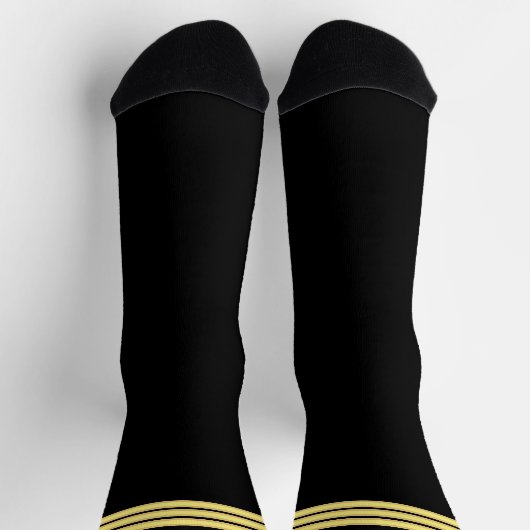 First Officer Pilot Uniform Fun Socken (Oben)