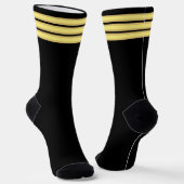 First Officer Pilot Uniform Fun Socken (Gewinkelt)