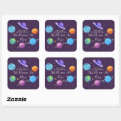 First Orbit Around the Sun Space Birthday Sticker  (Blatt)