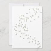 First Patrick Day Baby Dusche Einladung (Rückseite)