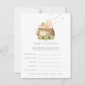 First Patricks Baby Dusche - Spiel Einladung (Vorderseite)