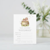 First Patricks Babydusche - Spiel-Einladung Einladung (Stehend Vorderseite)