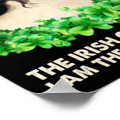 First patricks day ireland Irish Girl Reply Kleebl Poster (Ecke)