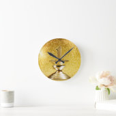 First Place Trophy Runde Wanduhr (Zuhause)