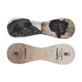 First Puppy`s Christmas Dog Rustic Photo Collage Baseball (Paneele)