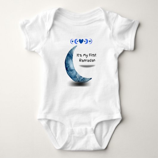 First Ramadan | Custom Baby Bodysuit Personal Baby Strampler (Vorderseite)