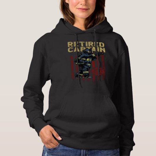 First Responder and Fireman or retired captain fir Hoodie (Vorderseite)