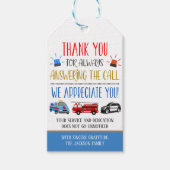 First Responder Appreciation Gift Tag Geschenkanhänger (Vorderseite)