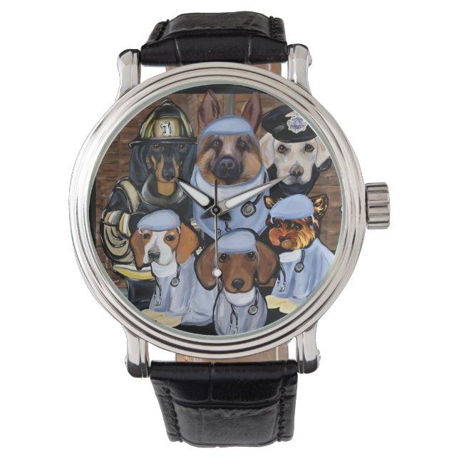 First Responder Armbanduhr (Vorderseite)