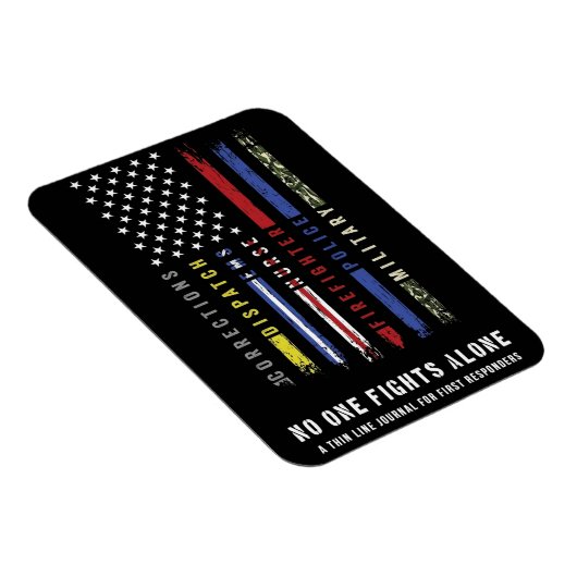 "First Responder der dünnen Linie" Flexible Magnet (Rechte Seite)