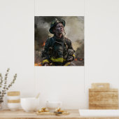 First Responder: Fireman 3 Poster (Küche)
