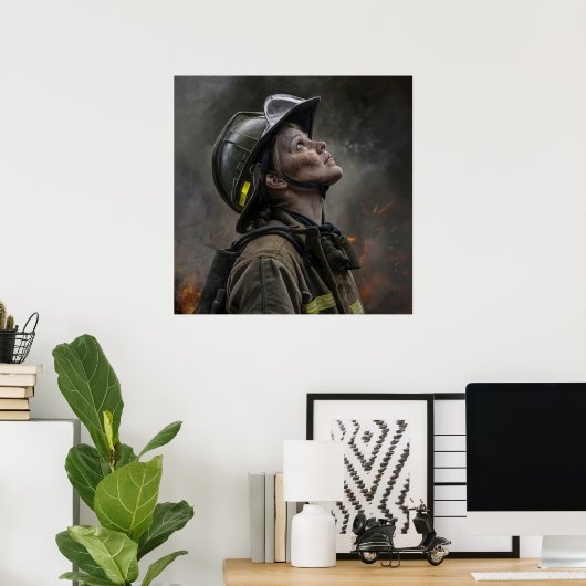 First Responder: Fireman 6 Poster (Heimbüro)