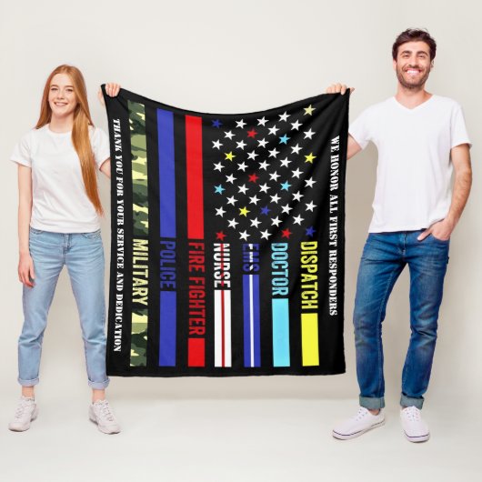 First Responder Fleecedecke (Beispiel)