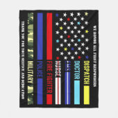 First Responder Fleecedecke (Vorderseite)