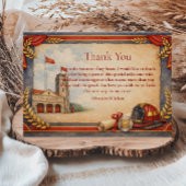 First Responder Graduation Celebration Dankeskarte