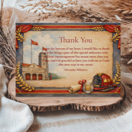 First Responder Graduation Celebration Dankeskarte