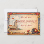 First Responder Graduation Celebration Dankeskarte (Vorderseite)