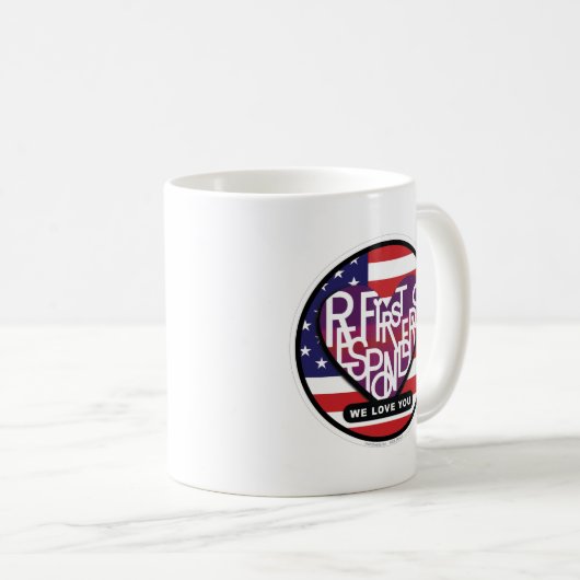 First Responder Lover's Heart® Tasse (VorderseiteRechts)