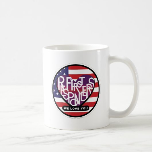 First Responder Lover's Heart® Tasse (Rechts)