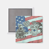 First Responder Magnet (Vorderseite/Rückseite)