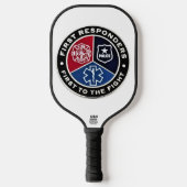 First Responder Pickleball Schläger (Vorderseite)