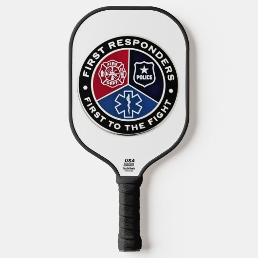 First Responder Pickleball Schläger (Vorderseite)