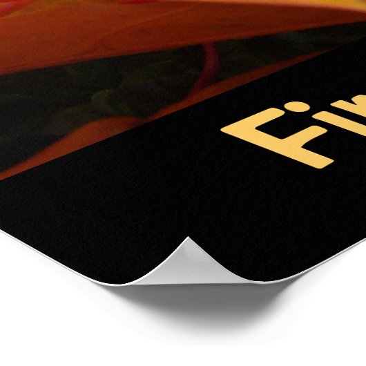 First Responder Rettete Lives Poster Herbstlaub (Ecke)