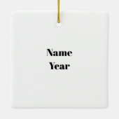 First Responder Silhouetten Weihnachtsschmuck (Rückseite)