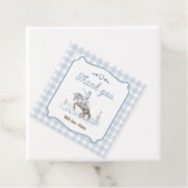 First Rodeo 1st Birthday Blue Western Geschenkanhänger (Beispiel)