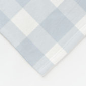 First Rodeo 1st Birthday Blue Western Photo Sign Fleecedecke (Ecke)