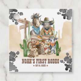 First Rodeo 1st Birthday Cute Animals Wild West Geschenkanhänger