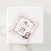 First Rodeo 1st Birthday Dusty Pink Geschenkanhänger (Beispiel)