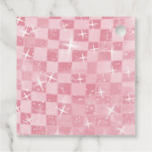 First Rodeo 1st Birthday Pink Boho Wild West Geschenkanhänger (Rückseite)