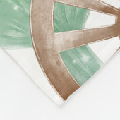 First Rodeo Baby Cow Wild West Milestone Sign Fleecedecke (Ecke)