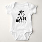 First Rodeo Baby Strampler (Vorderseite)
