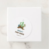 First Rodeo Birthday 1. Cowboy Western Geschenkanhänger (Beispiel)