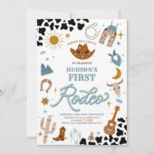 First Rodeo Birthday Invitation Einladung (Vorderseite)