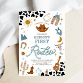 First Rodeo Birthday Invitation Einladung